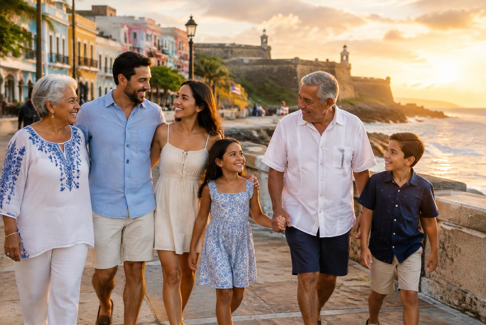 Familia en Puerto Rico